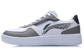 Li Ning Duda Low top Skateboard Shoes Men's White Gray AGCT333-1 39