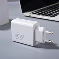 90W GaN Charger Turbo Fast Charge EU Hypercharge Adapter 6A 1/1.5/2 M Type C Cable For Mi 15 14 13 12 Pro Ultra Only EU Charger balta