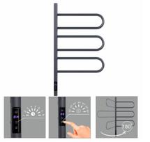 Elektrinė šildoma rankšluosčių kabykla Telvel Ti R3 pilkas, 44х80 cm, 105 W