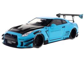 Diecast Modelis Solido S1805817 Nissan Gt-R (R35) Liberty Walk Body Kit 2.0 Baby Blue 2024 1/18