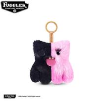 Fugglers Juokingi Baisūs Monstrai Pakabukai Pliušiniai Žaislai Mielos Kūdikės Blogiukės Raktų Pakabukai Kimšti Pliušiniai Lėlių black