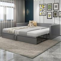 Ištraukiamas miegamas sofa, 90x200/180x200 cm, su grotelėmis, 1 vnt