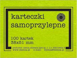 Fluo lipnūs lapeliai 38x51mm 100K žalios spalvos - Pažadėtoji žemė