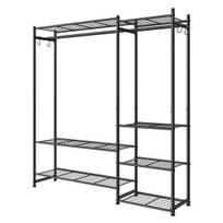 Drabužių stovas 30x124.8x157.1 cm Juodas plienas
