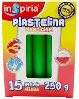Žaliasis plastilinas 15 lazdelių 250g - InSpiria