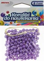 Vėrimo karoliukai violetinės spalvos + vėrimas 6mm 16g - Brewis
