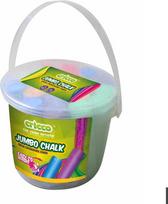 Jumbo spalvotos kreidos 20 vnt. kibirėlis CRICCO