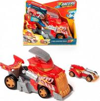 T-racers Mix & Race Raudonas Ugnies Katapultos Žaislas