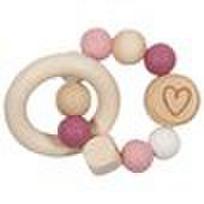 Rattle Heart Pink - Goki