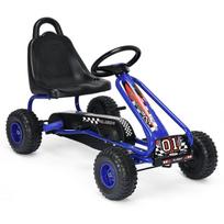 Pedalinis kartingas Costway, mėlynas