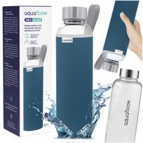 AquaFloow 700 ml stiklinis vandens buteliukas | neopreninis dėklas | stiklinis buteliukas