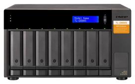 Išorinis kietasis diskas Qnap NAS saugyklos bokštas TL-D800S 8 x 3.5 colio SATA 6Gb/s, 250W maitinimo šaltinis, 51.606W energijos suvartojimas