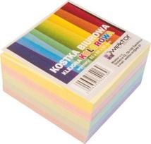 Spalvotas klijuotas kubas 85x85mm 5cm - Vektorius