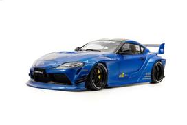 Diecast Modelis Solido S1815503 Toyota Gr Supra Liberty Walk Body Kit Blue Metallic 2025 1/18