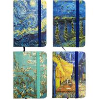 Užrašų knygutė A7/80K line PU Vincent van Gogh 81146 mix - Centras