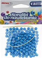 Sriegimo karoliukai mėlyni + vėrimas 6mm 16g - Brewis