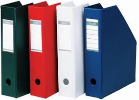 Elba PVC 7 cm žurnalų laikiklis raudonas