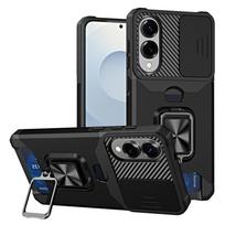 Suitable for Samsung A55 card slot magnetic ring protective case S25 Ultra sliding lens protection phone case Samsung Note 20 juoda