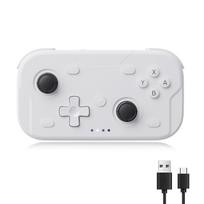 AceGamer Wireless Pocket Controller for Switch/Switch2/Android/iOS/PC/Steamdeck Bluetooth Gamepad with 6-axis Gyroscope Joystick balta