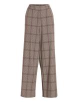 Vila - Vivarone Pattern Hw Wide Pant - Noos - Plačios kelnės - Smėlio