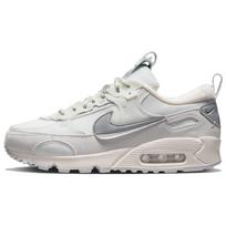 Nike  Air Max 90 Futura White Metallic Silver Women Sneakers Summit-White Sail FB1877-110 36