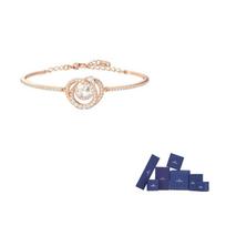 Swarovski Generation Madingi Rožinio Aukso Atspalvio Padengti Apyrankės Moterims M-Original brand box rožinio aukso spalvos