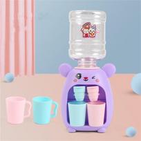 Toy Simulation Water Dispenser Mini Water Dispenser Drinking Fountain Toy Drinking Fountain Machine violetinė