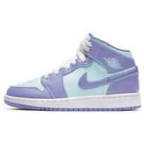 Air Jordan 1 Mid GS Purple Pulse Kids Sneakers Arctic-Punch Glacier-Blue 554725-500 36