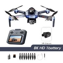 Naujas GT8 Dronas GPS 8K Profesionalus HD 360° Dvi Kameros 5G WIFI Bešepetėliai Varikliai Kliūčių Vengimas Sulankstomas Kvadrokopteris Žaislai