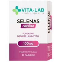 Selenas ELEVITA VITA-LAB 100 μg, 30 tablečių