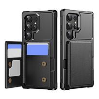 Suitable for Samsung S25 Ultra flip cover card slot phone case Galaxy A17 button leather anti-drop protective cover Samsung S21 juoda