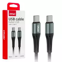 Amio -03914 data transfer and charging cable | USB-C to USB-C | 60W | 1m