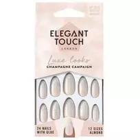 Elegant Touch Luxe Looks Nails with Glue Oval Limited Edition Hot Tip 24 U
