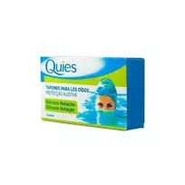 OPTIK Deiters Quies Silicone Ear Plugs for Swimming, 6 Units