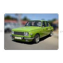 Wartburg 353 Metalinis Ženklas Plakatas Šalis Klubas Baras Spaudinys Virtuvė Skardinis Ženklas Plakatas 20x30cm gray