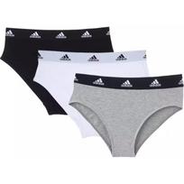 Adidas Mid-Rise Breathable Skin-Friendly Antibacterial Comfortable Underwear Three-Pack Women Underwear 4A3P92 S