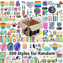 Atsitiktinis 5-50 vnt. Fidget žaislų dovanų rinkinys Staigmenų dėžutė 300 skirtingų Fidget rinkinių Antistresiniai reljefiniai žaislai Vaikams Vaikams Suaugusiems Vaikų gimtadienio dovana