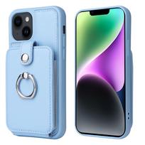 Compatible with Apple 16 Pro Max phone case, iPhone 15 solid color European and American style, 14 full cover, 13 stand, 12 soft case 15 plus šviesiai mėlyna spalva