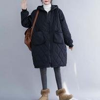 Coat for Women Thickened Autumn Winter Windbreaker Oversize Waterproof Casual Jacket M juoda