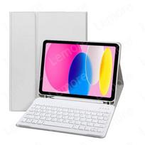 Keyboard Case For iPad (A16) 11th Generation Case 11 Inch , Tablets Cover for iPad 10th Generation Case 10.9 Inch Funda Japanese pilka spalva