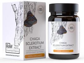 Endoca Chaga Mushroom Extract – ekologiškas Chaga grybų ekstraktas, 30 kapsulių