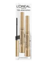 LOREAL PARIS TELESCOPIC ilginantis blakstienų tušas (1 Black), 2x8 ml rinkinys
