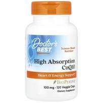 Doctor's Best Didelio įsisavinimo CoQ10 su bioperinu 100 mg - 120 kapsulių