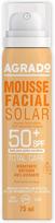 Priemonė įdegio priežiūrai veidui Agrado Total Care SPF50+, 75 ml