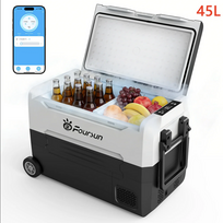 Kompresorinis automobilinis šaldytuvas  (45L) su Bluetooth valdymu