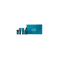 Davidoff Cool Water Man Gift Set - EDT 125 ml ir 10 ml, losjonas po skutimosi 75 ml, dušo želė 75 ml, dezodorantas 70 g