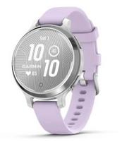 Garmin Lily 2 Active sidabro spalvos su alyvinės spalvos silikoniniu dirželiu mažas ir stilingas išmanusis laikrodis