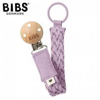 BIBS PACIFIER BRAID čiulptuko laikiklis 100% GOTS organinė medvilnė Sky/Mauve IŠPARDAVIMAS