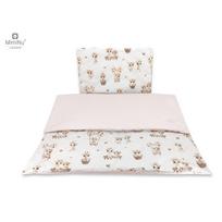 KIECZMERSKI Patalynė C-2 100x135 cm MIMINU DESIGN Žirafos smėlio ir rožinės spalvos medvilnė 100%