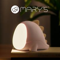 MARY'S LED naktinė lempa Dino rožinė
